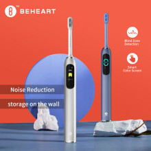 BEHEART W1 Spazzolini Elettrici Sonici con Touchscreen Spazzolino Intelligente Sbiancante per Adulti Testine di Ricambio Originali