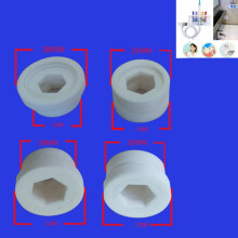 YAS 1 Pack 4 Stuks Schroefmoeren voor Tandheelkundige Spa Eenheid Mondirrigator Tandenreiniger Flos Waterstraal