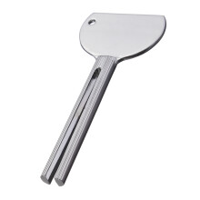 Spremi dentifricio in steel inossidabile strumenti per salone di bellezza tintura vernice strizzatore per barbiere bathroom argento