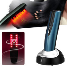 Elektronischer Kamm Massagekamm Laser Infrarot Stimulator Gesunde Haarwachstums Pflege Therapie Massage