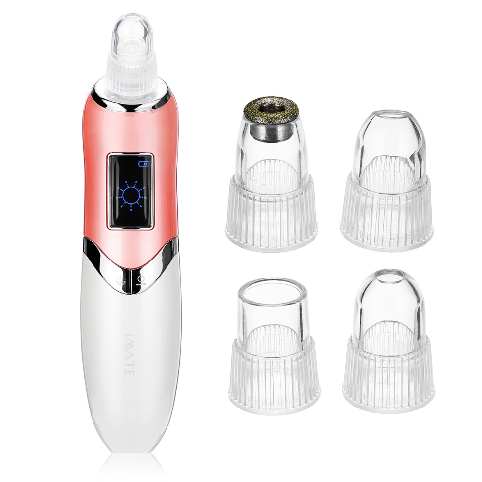 Pink Electric Blackhead Suction Skin Care Pore Blackhead Remover Cleaner Vacuum Acne Cleanser