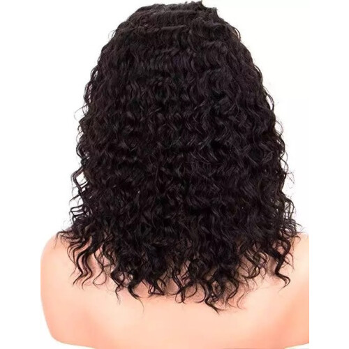 Natural Black Roll Parrucca con Laccetto Frontale per Donne 2