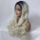 Geverfde Fluffy Big Wave Roll Front Lace Perucque 3