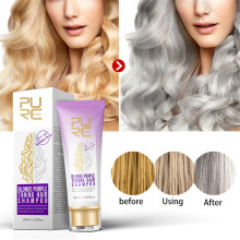 PURC SHAMPOO purple PER CAPELLI BIONDI ARGENTO GRIGI Balsami Shampoo
