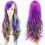 Rainbow Seven Kleur Gemengde Golf Lange Rol Gradient Golf Rol Cosplay Perkament 2