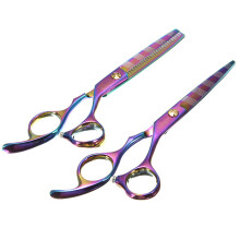 3 Stuks/Set Professionele RVS Haar Knip - en Uitdunschaar Kappersgereedschap Haar Schaar Kam Set Kappersschaar Kit
