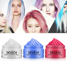 Mode 8 Farben Temporäre Haarfarbe Wachs Farbstoff DIY Modelliermasse Salon Silber Grau Frauen Männer Haar Styling Farbcreme