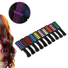 6 Stück/Set Einweg-Haarfärbekämme Haarfärbecreme Haar Mehrfarbige Kreidepulver mit Kamm Kreiden Haarfärbetool