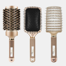 Set di pettini professionale con cuscino d'aria massaggiatore per cuoio capelluto in metallo spazzola per capelli pettini multifunzionali str