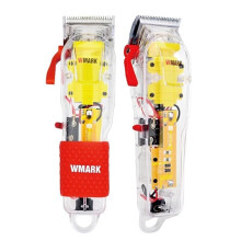 WMARK Macchina da taglio per capelli electric con lama regolabile ricaricabile USB e piena trasparenza tagliacapelli wireless