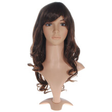 Sexy Dames Synthetische Vezel Lange Krullende Haarperruques
