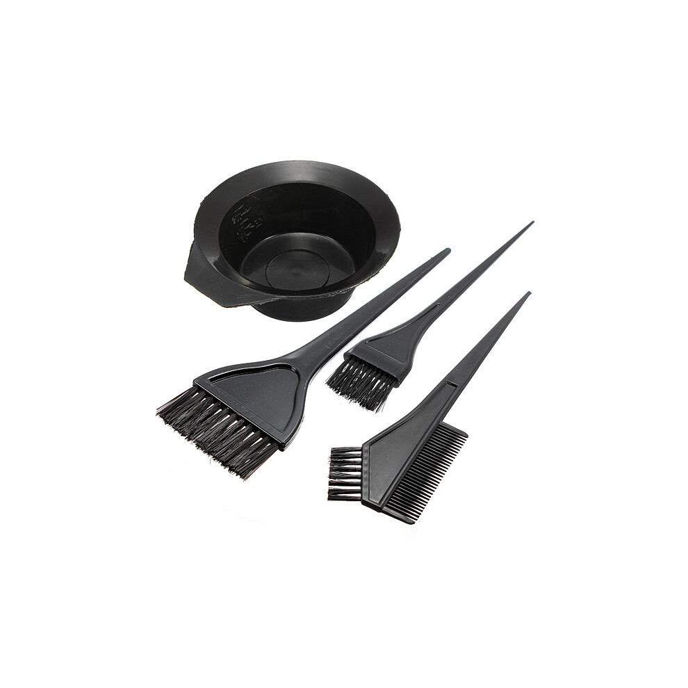 Hair Color Dye Bowl Comb Brushes Tool Kit Set Tint Coloring