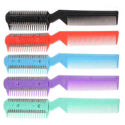 Haar Scheermes Kam Professionele Schaar Thuis Kappers Thinning Trimmer Punk