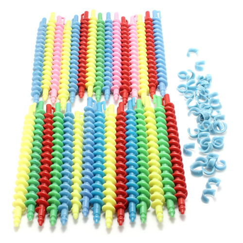 25 stuks styling plastic haarstyling spiraal haar permanent staaf 1