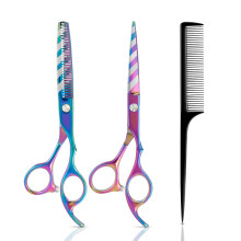 9 - delige Professionele Kappersschaar Set Haar Knip Thinning Scharen Kam Haarspelden