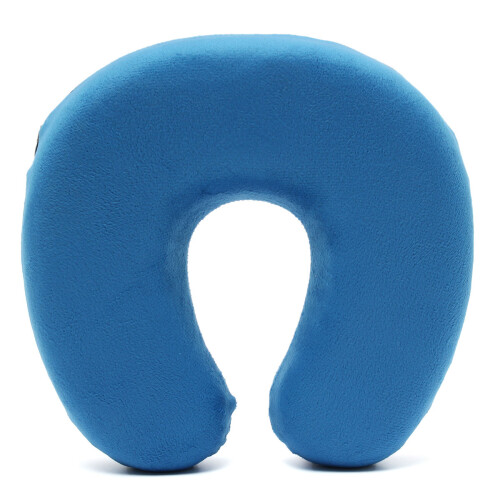 Cuscino a forma di U in schiuma memory velour morbido supporto per il collo cuscino per auto. 2