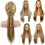 23'' Kappers Oefenmannequin Styling Hoofd Salon + Gratis Klem 2