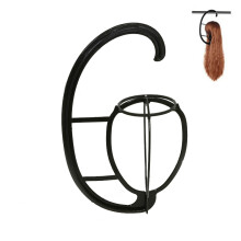 Supporto per parrucche appeso portable in plastic appendiabiti fai-da-te supporto per esposizione e asciugatura staccabile.