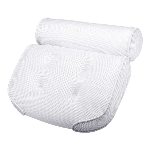 Cuscini da bathroom 3D in rete per massaggio antibatterici e antiacaro cuscino per vasca da spa