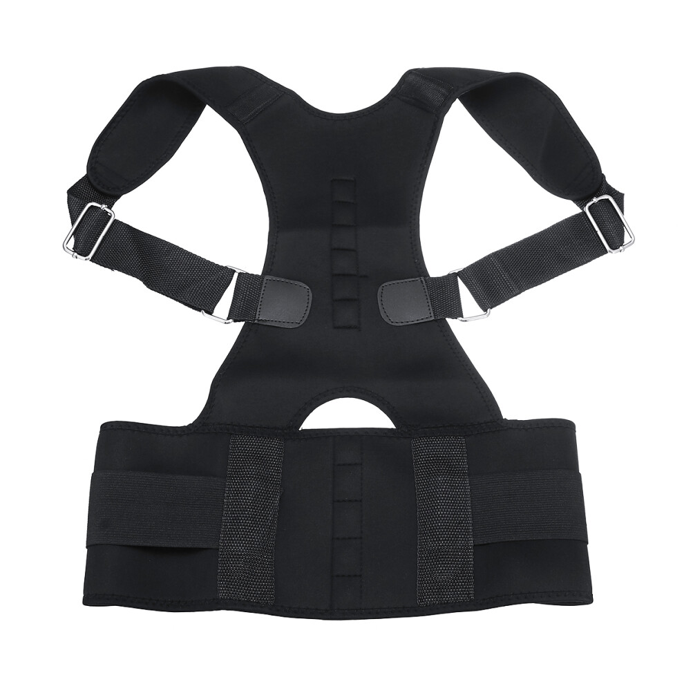 Black Posture Correction Belt Orthodontic Correction Artifact Posture Back Brace Lumbar Pain Herniated Disc Sciatica Scoliosis