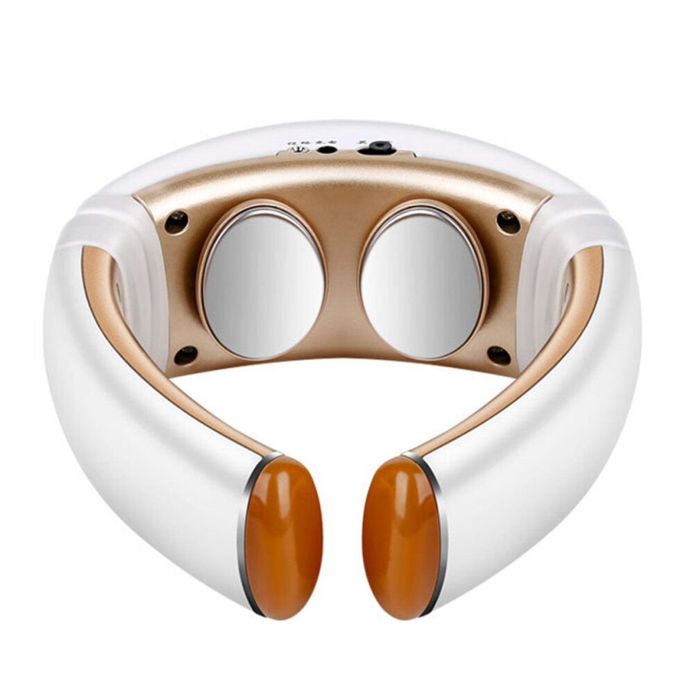 3D Smart Electric Pulse Neck Massager Heating Acupuncture Pain Relief Treatment Therapy Device