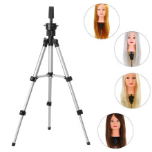 Hairdressing Tripod Stand for Mannequin Heads - Adjustable Rotating Head, Stable Wig Training Holder for Salon and Home
