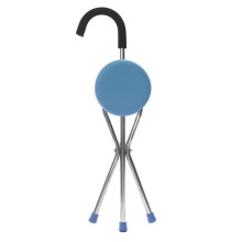 Bastone da viaggio con seggiolino sgabello pieghevole per campeggio e escursionismo bastone portable sedia pieghevole.