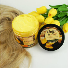 Maschera per Capelli allo Zenzero Idratante Riparazione Profonda Anti-Crespo per Capelli Secchi e Danneggiati Balsamo per Capelli Lisci 500 ml