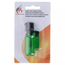 (Green) CREME BRULEE BURNER CORDLESS REFILLABLE GAS MINI BLOW TORCH BBQ