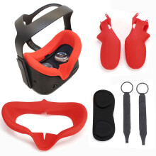 6.6X4x4.3in Custodia protettiva in silicone per maschera per occhi compatibile con Oculus Quest