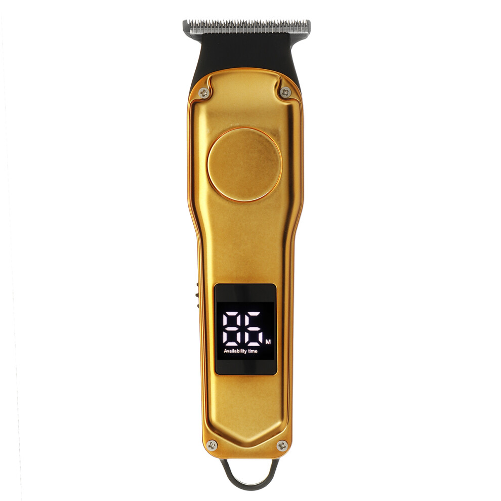 LCD Barber Professional Cordless Electric Hair Clipper Trimmer Cutter Haircut Machine W/ 5pcs Limit Combs