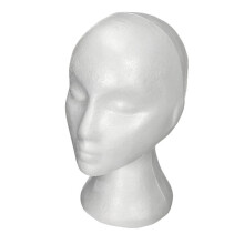 Styrofoam Kale Mannequin Hoofdstand Schuim Mannequin Hoofd