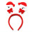 Kerstman Sneeuwvlokken Hoofdband Accessoires 2
