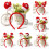 Kerstman Sneeuwvlokken Hoofdband Accessoires 1