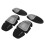 4Pcs Paintball Airsoft Combat Protective Military Tactical Knee Elbow Protector Pad Set Insert CS Training Gear 4