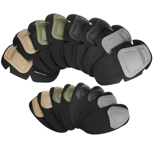 4Pcs Paintball Airsoft Combat Protective Military Tactical Knee Elbow Protector Pad Set Insert CS Training Gear 1
