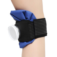 Borsa di ghiaccio da 9 pollici per sport infortuni cintura fissa pacco termico freddo riutilizzabile per infortuni al ginocchio testa pront