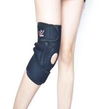 Protezione per ginocchio con supporto magnetico regolabile per sport.
