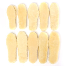 Unisex Wol Houd Warm In De Winter Inlegzolen Pads voor Schoenen Laarzen
