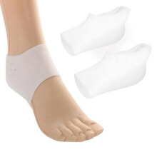 2CM-4CM Soletta in silicone per sollevare il tallone aumenta l'altezza e allevia il dolore.