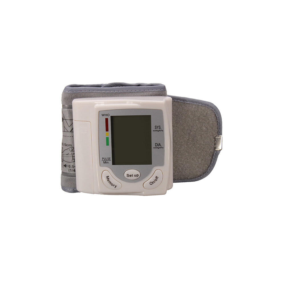HQ-806 Digital Wrist Blood Pressure Monitor Meter Sphygmomanometer