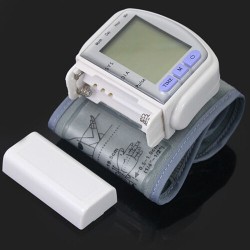 LCD Digitale Sphygmomanometer Bloeddrukmeter Hartslagmeter 2