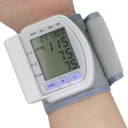 LCD Digitale Sphygmomanometer Bloeddrukmeter Hartslagmeter 1