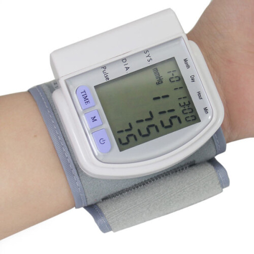 LCD Digitale Sphygmomanometer Bloeddrukmeter Hartslagmeter