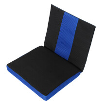 Cuscino per sedia a rotelle 45x41x5cm supporto per schiena in spugna 3D in rete sollievo dal dolore sedia da ufficio.