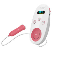 Monitoraggio della Frequenza Cardiaca Fetale Intelligente per la Casa Rilevatore di Battito Cardiaco Prenatale Monitor Ultrasonico
