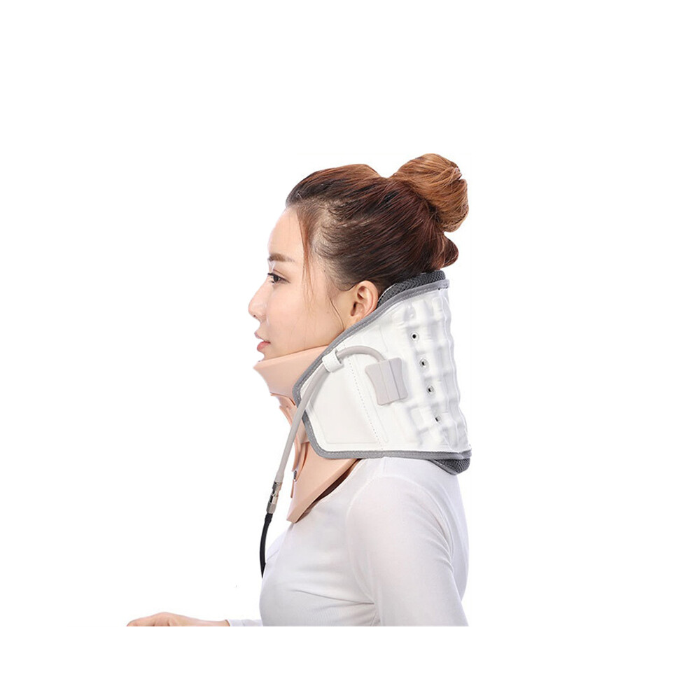 Cervical Vertebra Air Traction Therapy Belt Neck Pain Release Brace Support Device