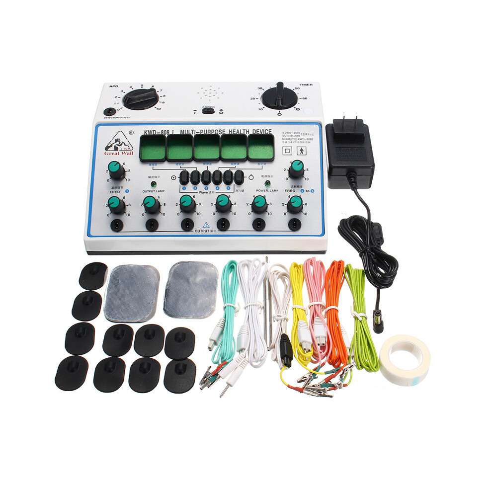 KWD808-I Electric Acupuncture Stimulator with 6 Channels Output Massager Care
