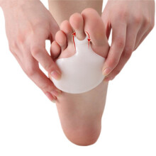 1 Paio di Cuscinetti in Gel di Silicone Damping Morbidi per Avampiede Metatarsale Soletta per Scarpe con Tacco Alto