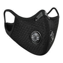Maschera riutilizzabile antipolvere PM2.5 antivento per nebbia e inquinamento con valvola